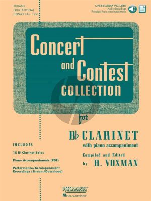 Concert and Contest Collection for Clarinet (Book with Audio online) (Himie Voxman)