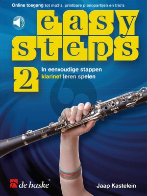 Kastelein Easy Steps Vol.2 Klarinet - In eenvoudige stappen klarinet leren spelen Boek met Audio online