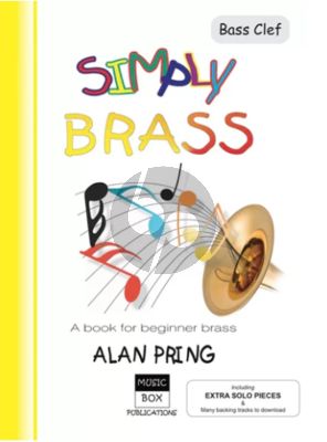 Pring Simply Brass - A Book for Beginning Brass in Bass Clef - Book with Audio Online