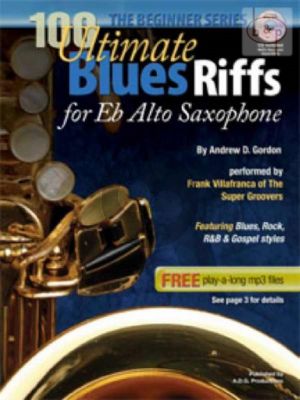 100 Ultimate Blues Riffs (Eb Alto Sax) (Bk-Cd)