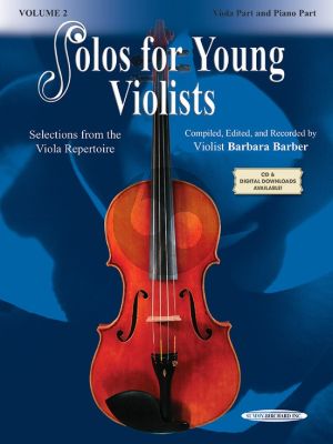 Album Solos for Young Violists Vol.2 for Viola with Piano Accompaniment (compiled and edited by Barbara Barber)