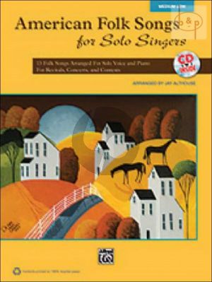 American Folk Songs for Solo Singers (13 Folk Songs for Recitals, Concerts and Contests) (Medium Low)