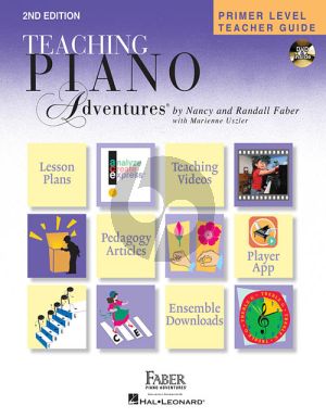 Faber Piano Adventures Primer Level Teachers Guide Book with DVD (2nd edition)