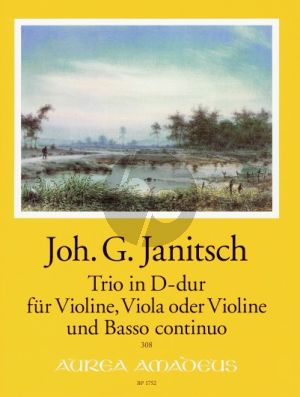 Janitsch Trio D-major Violin-Viola (or Violin) and Bc (Score/Parts) (edited by Andreas Kohn) (first ed.)