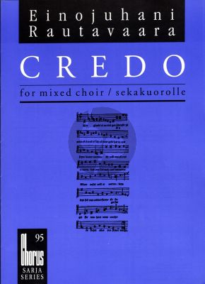 Rautavaaro Credo SATB Chorpartitur (Lateinisch)