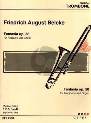 Belcke Fantasie Op. 58 Posaune und Orgel