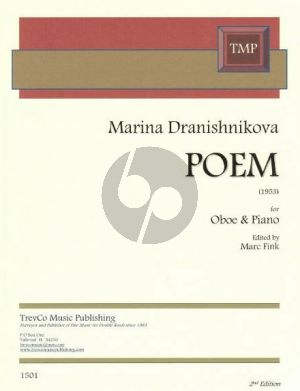 Dranishnikova Poeme for Oboe and Piano (edited by Mark Fink)