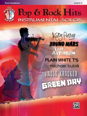 Pop & Rock Instrumental Solos for Tenor Saxophone (Bk-Cd) (arr. Bill Galliford) (level 2 - 3)