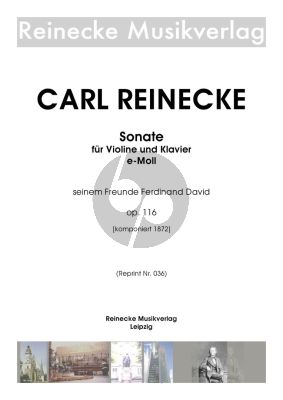 Reinecke Sonate Op. 116 Violine und Klavier