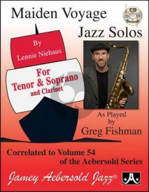 Maiden Voyage Jazz Solos Tenorsax/Sopranosax Correlated to Aebersold Vol.54