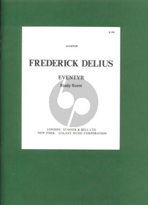 Delius Eventyr for Orchestra Study Score