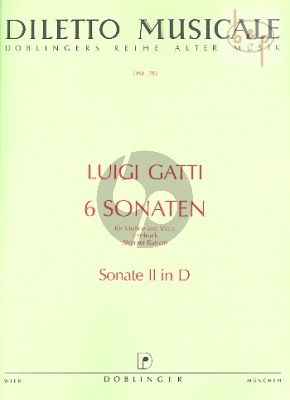 6 Sonaten No.2 D-major (Violin-Viola)