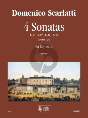 Scarlatti 4 Sonatas Harpsichord (edited by Valeria Tarsetti)