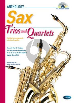 Trios & Quartets for Saxophones Bk-Cd (Score/Parts) (arr. Andrea Cappellari)