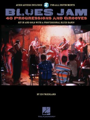 Friedland Blues Jam 40 Progressions & Grooves for All Instruments (Book with Audio online)