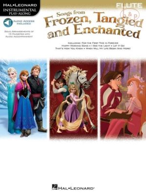 Songs from Frozen, Tangled & Enchanted for Flute Book with Audio Online