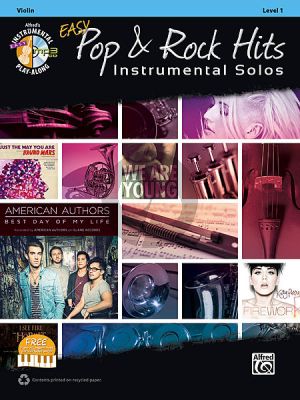 Easy Pop & Rock Hits Instrumental Solos for Strings Violin (Bk-Cd)