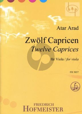 12 Caprices for Viola