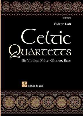 Celtic Quartets Violine-Flote-Gitarra-Bass (Part./Stimmen)