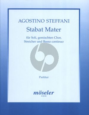 Steffani Stabat Mater Soli, Gemischten Chor, Streicher un Bc Partitur