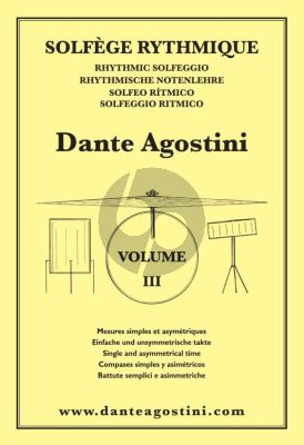 Agostini Solfege Rhythmique Vol.3