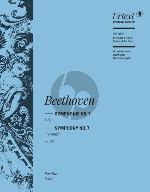 Beethoven Symphonie No. 7 A-dur Op. 92 Partitur (Ernst Herttrich)