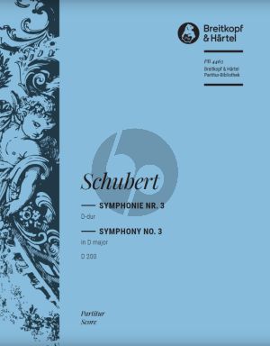 Schubert Symphonie No.3 D-dur D.200 Partitur