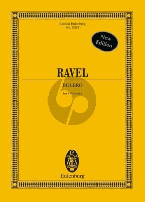 Ravel Bolero für Orchester (Studienpartitur) (Arbie Orenstein)