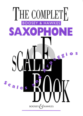 Album Complete Boosey Scale & Arpeggios Book for Saxophone