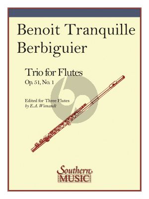 Berbiguier Trio Op. 51 No. 1 3 Flutes (Elwyn Wienandt)
