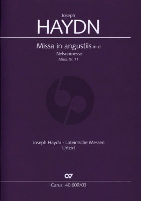 Haydn Missa in Angustiis 'Nelson-Messe' Hob.XXII:1 fur Soli-Chor und Orchester Klavierauszug (Latin) (edited by Wolfgang Hochstein)