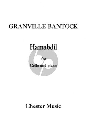 Bantock Hamabdil Violoncello-Piano or Harp