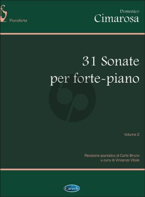 Cimarosa 31 Sonatas Vol. 2 Piano (edited by Carlo Bruno and Vincenzo Vitale)