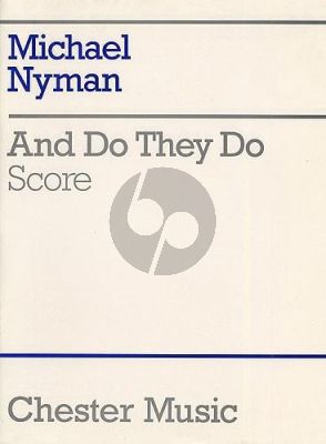 Nyman And Do they Do for Chamber Ensemble (Score)