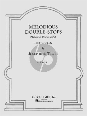 Trott Melodious Double-Stops Vol. 2 Violin