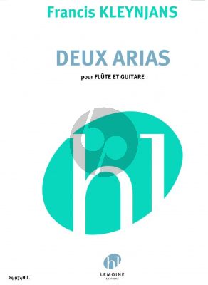 Kleynjans 2 Arias Op. 92B pour Flute et Guitare