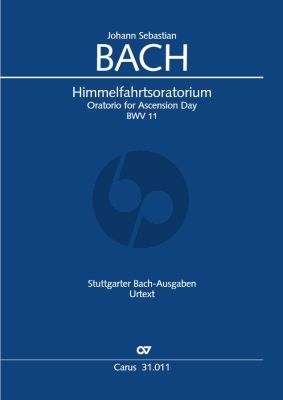 Himmelfahrt Oratorium BWV 11 (Lobet Gott in seinen Reichen) (Soli-Choir-Orch.) (Score)