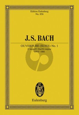 Bach Ouverture (Suite) No.1 BWV 1066 C-major Study Score (edited by Harry Newstone)