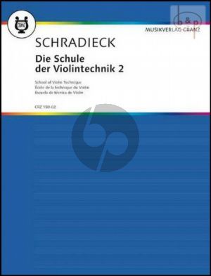 Schradieck Schule der Violintechnik Vol.2 (School of Violin Technique) (Practices in double stops)