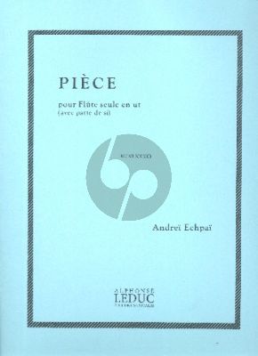 Echpai Piece pour Flute seule (en ut avec patte de si)