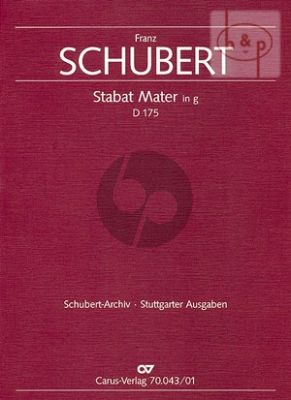 Stabat Mater g-minor D.175 (SATB-Orch.)