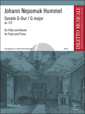 Hummel Sonate G-dur Op. 2 No. 2 Flöte und Klavier (edited by Helmut Riessberger)