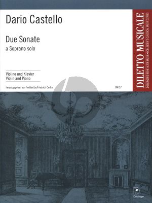 Castello Due Sonate a Soprano Solo Violin und Bc (edited by Friedrich Cerha)