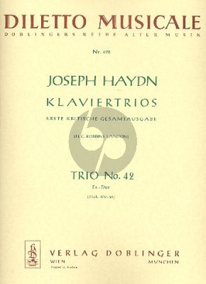 Haydn Klaviertrio No.42 Es dur Hob.XV:30 (ed. H.C. Robbins Landon)