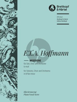 Hoffmann Miserere b-moll Klavierauszug (Soli - Chor und Orchester)