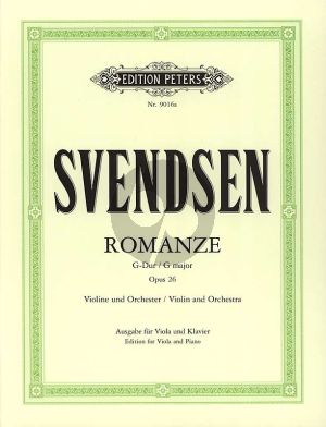 Svendsen Romance G-major Op.26 (orig.violin) (arr. for Viola by Semjon & Bella Kalinowsky)