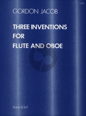 Jacob 3 Inventions Flute and Oboe