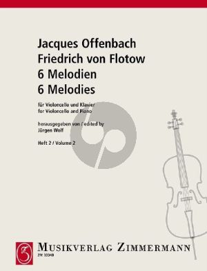 6 Melodien Vol. 2 Violoncello und Klavier (Jürgen Wolf)