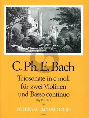 Bach Triosonate c-moll Wq 161 No.1 2 Violinen-Bc