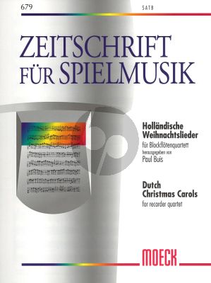 Hollandische Weihnachtslieder 4 Blfl. SATB (Paul Buis)